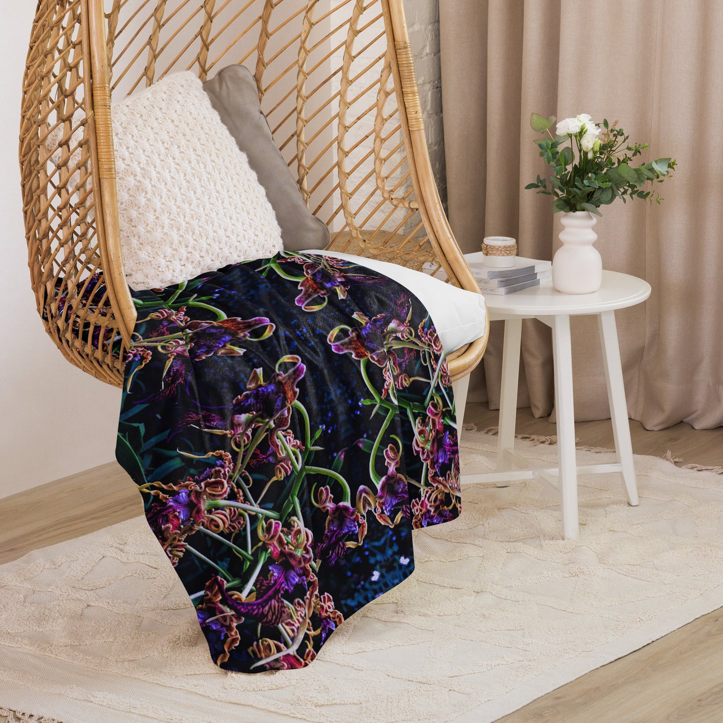 ORCHIDIA SHERPA BLANKET