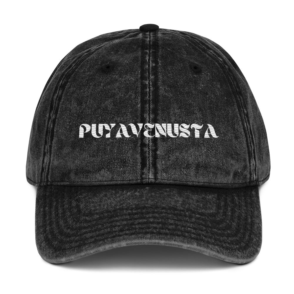 PUYAVENUSTA VINTAGE COTTON TWILL CAP