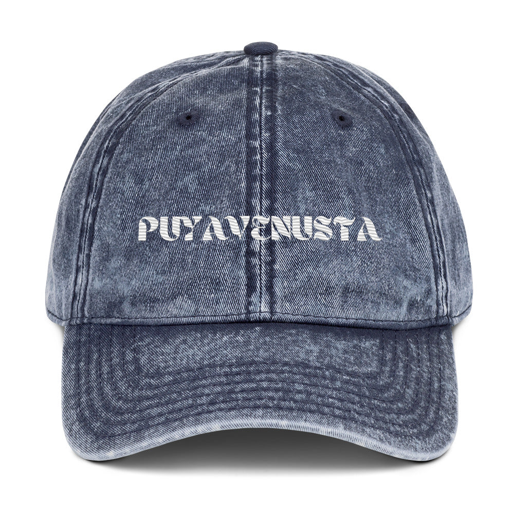 PUYAVENUSTA VINTAGE COTTON TWILL CAP